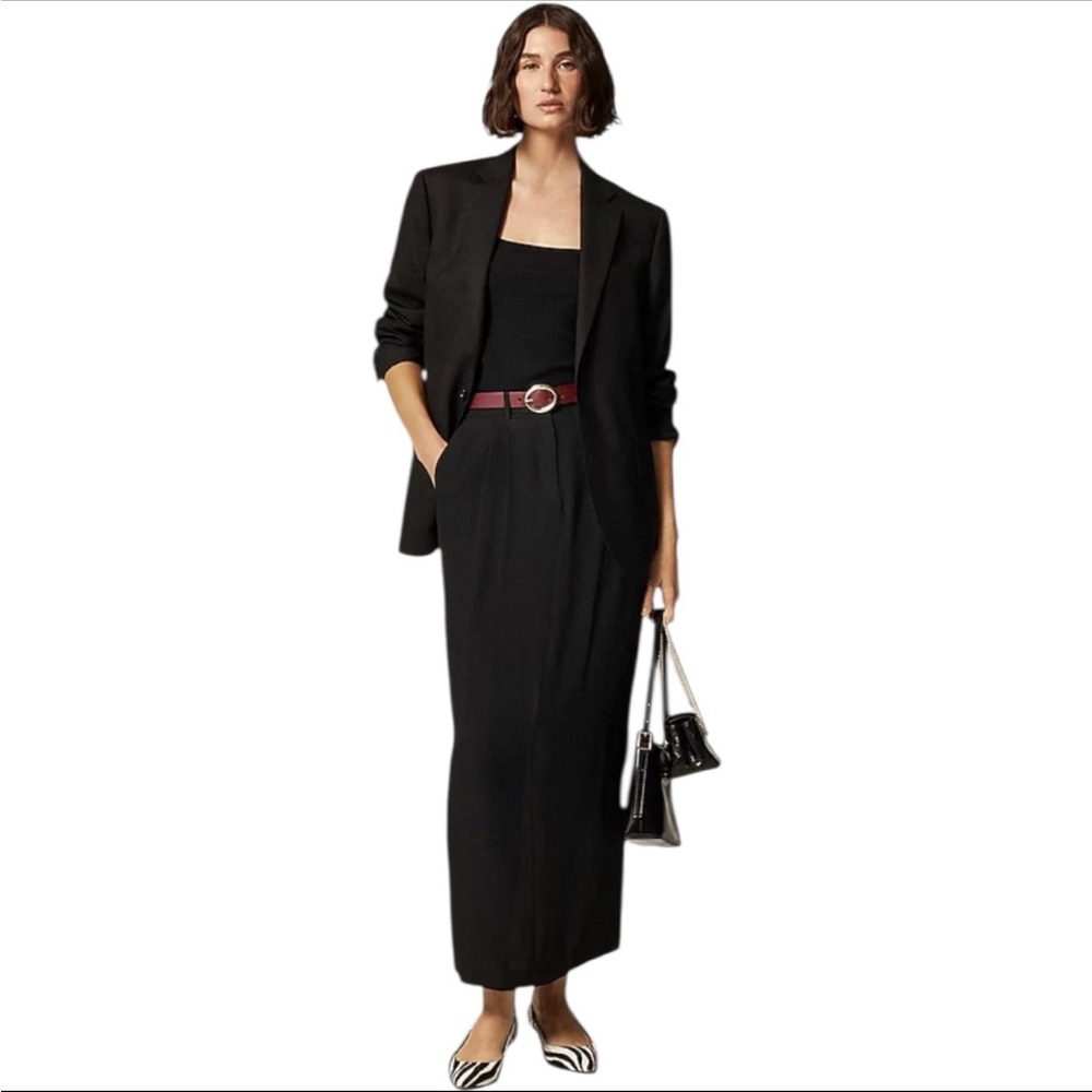 J. Crew Black Maxi Skirt